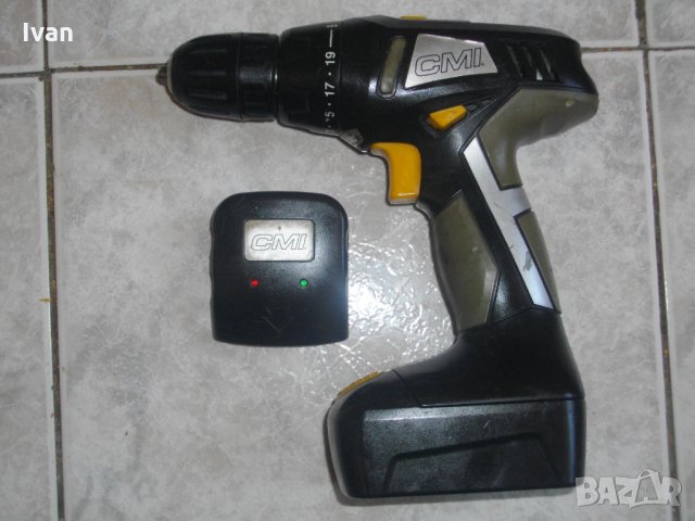 14,4V-Li-ion-CMI-Литий-Йон-Немски-Винтоверт-Дрелка-Отличен-14,4 Волта, снимка 9 - Винтоверти - 33403890