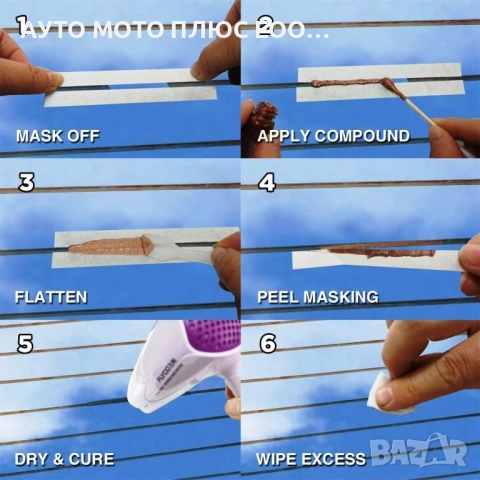 Електропроводимо лепило за реотани на задно стъкло - Visbella, снимка 3 - Аксесоари и консумативи - 53348903