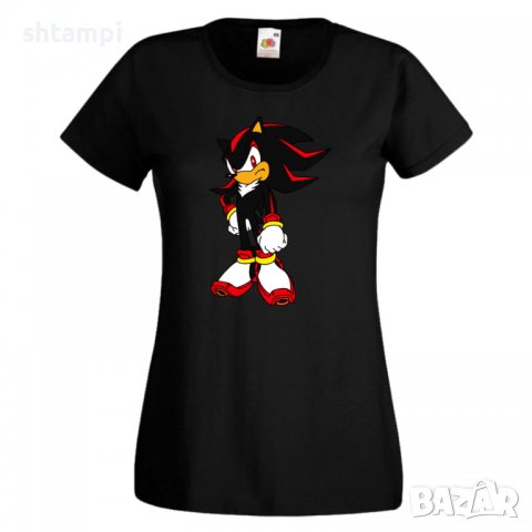 Дамска тениска Sonic Shadow Игра,Изненада,Подарък,Празник,Повод , снимка 3 - Тениски - 37243995