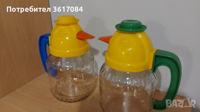 Две нестандартни кани, буркани за съхранение на течности, декорация, снимка 2 - Други - 43136230