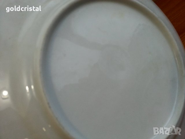 Стар  български порцелан чинии  , снимка 3 - Антикварни и старинни предмети - 37685357