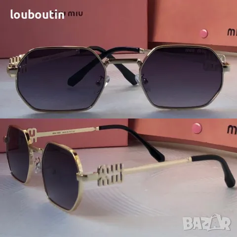 Miu 2024 дамски слънчеви очила осмоъгълни 3 цвята, снимка 4 - Слънчеви и диоптрични очила - 48004668