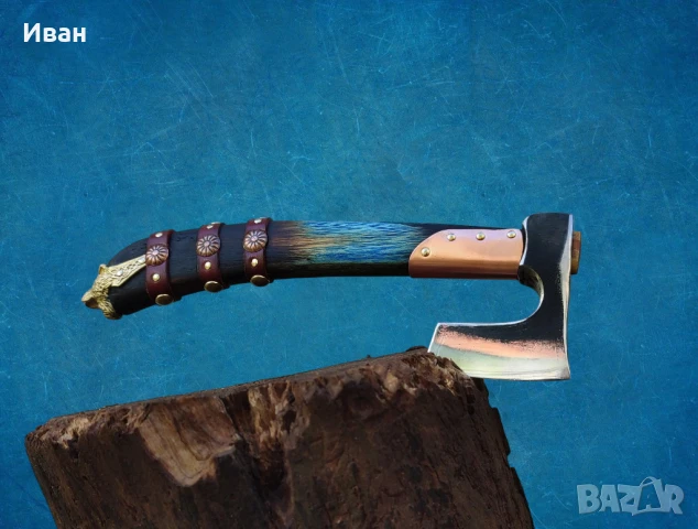 Брадва Викинг мини брадвичка дъска за рязане , снимка 6 - Ножове - 50525060