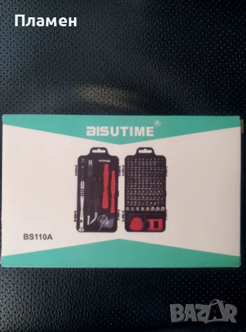 Комбиниран комплект прецизни инструменти отвертки Bisutime BS110A 110 в 1, снимка 3 - Отвертки - 48695816