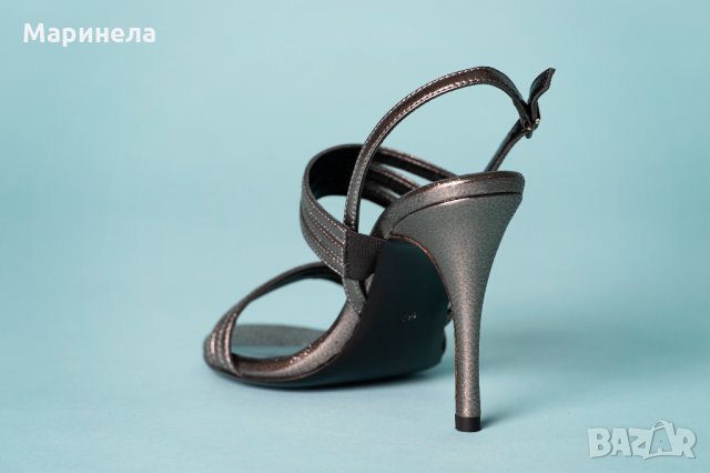 Дамски елегантни сандали от естествена кожа с висок ток, снимка 3 - Дамски елегантни обувки - 28573970
