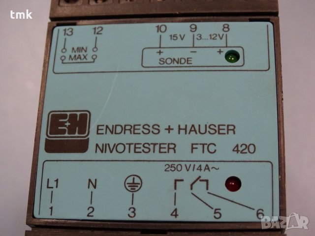 нивотестер Endress+Hauser Nivotester FTS 420, снимка 5 - Резервни части за машини - 33340703