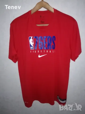 Nike Philadelphia 76ers NBA Basketball нова оригинална тениска фланелка размер XL 