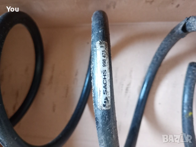 Предни пружини за БМВ Е60/Е61 Sachs , снимка 5 - Части - 53434515
