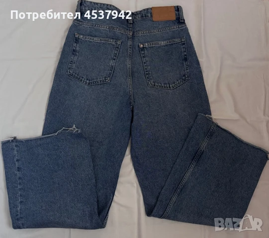 Сини Дънки скъсани HM, снимка 3 - Дънки - 51075968