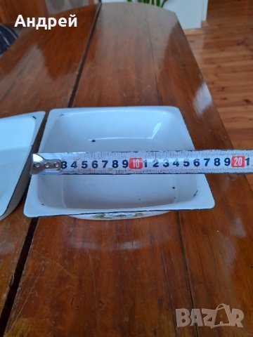 Стара емайлирана купа,купи #5, снимка 4 - Други ценни предмети - 35393637