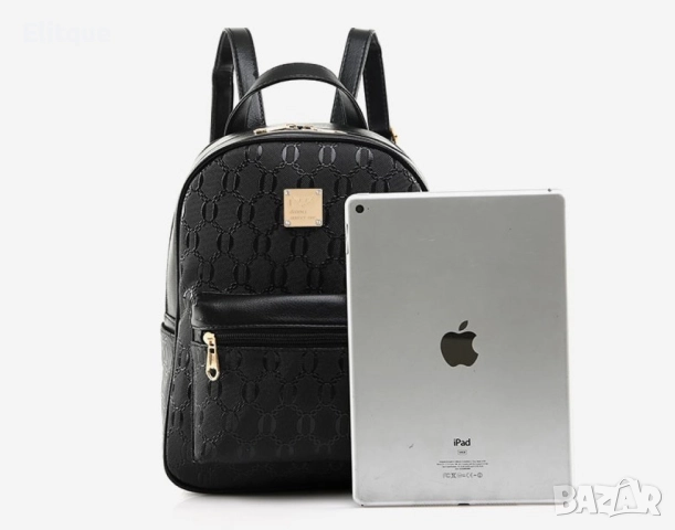 Комплект раница и 3 чантички / Цвят: Черен, снимка 15 - Чанти - 52895133