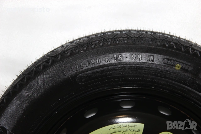 Резервна гума патерица Mercedes W245 B-Class (2005-2011г.) 5x112 66.6, снимка 5 - Гуми и джанти - 53504437