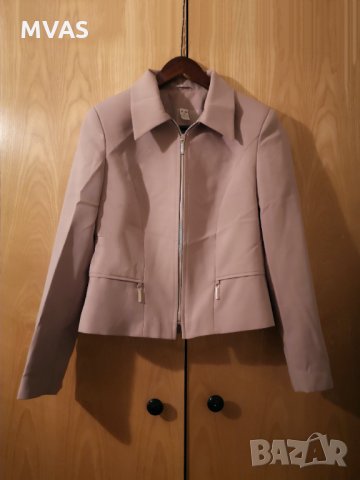 Ново яке/сако на цип S размер капучино, снимка 1 - Якета - 32555982