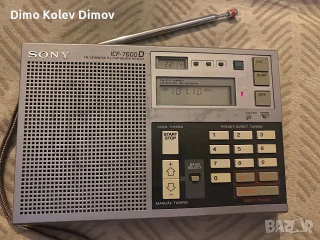 SONY ICF 7600 D, Радио, Транзистор. Japan 🇯🇵 