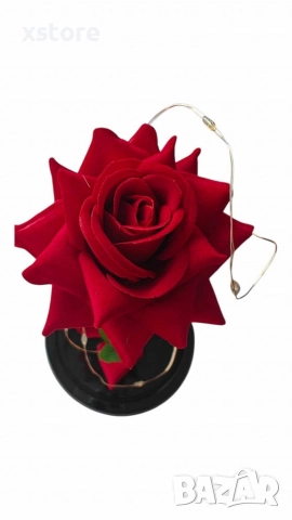 Красива осветена роза в стъкленица с красива подаръчна кутия, снимка 6 - Подаръци за жени - 52793829