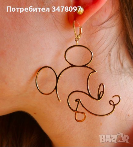 Обици, Disney , снимка 3 - Обеци - 43799726