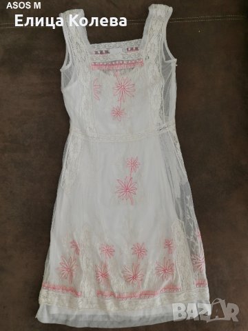 Рокля  Asos бяла дантела
