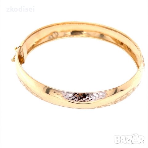 Златна дамска гривна 7,31гр. 14кр. проба:585 модел:21187-1, снимка 2 - Гривни - 43430527