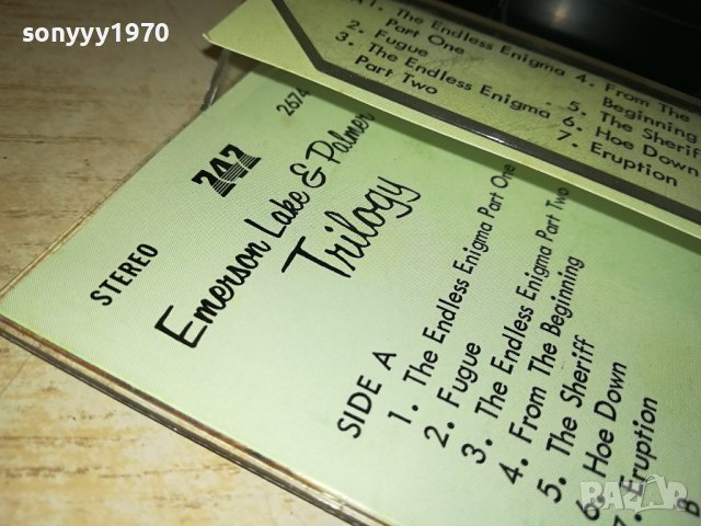 EMERSON LAKE & PALMER TAPE 2212231832, снимка 15 - Аудио касети - 43516969