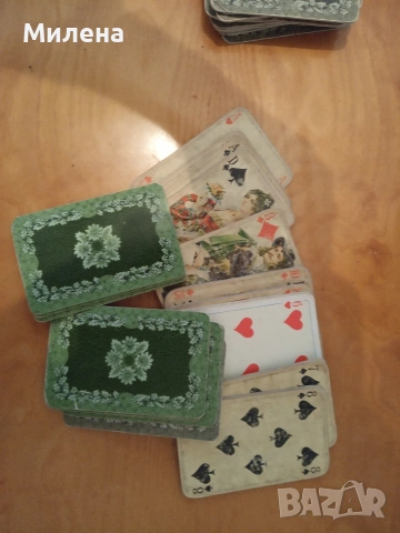 Стари карти за игра, снимка 3 - Карти за игра - 53417445