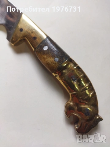 Ловен нож на ножар Николай от Варна , снимка 3 - Ножове - 53074189