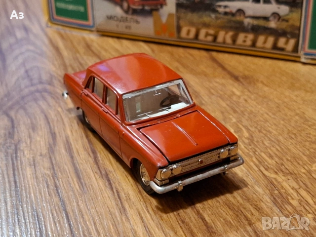 Руски модел Москвич 408 А1 1:43 Сделано в СССР стара играчка USSR