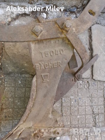 Стар плуг антика за колекция, снимка 3 - Антикварни и старинни предмети - 37564568