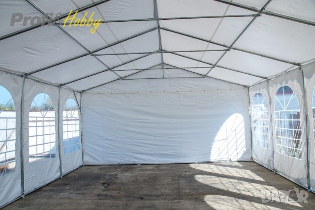 Професионална шатра 5x10 м XXL, огнеустойчив PVC брезент 550 гр/м2, снимка 1 - Други - 28667445