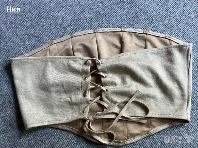 Дамски потник с връзки на гърба, снимка 3 - Потници - 51660280