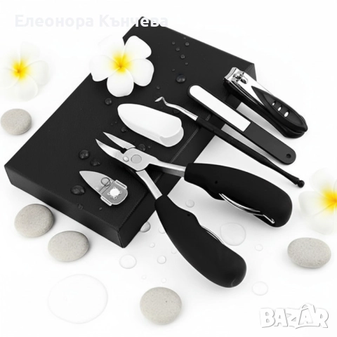 Професионален комплект за поддръжка на нокти – 5 части от неръждаема стомана 