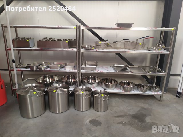 Легени от неръждаема стомана. Алпака! Различни размери! Чисто нови! ХИТ цена 9лв/4,60€, снимка 10 - Обзавеждане на кухня - 38616568