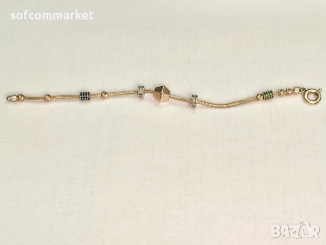 Златна гривна 14К - 5.46 гр., снимка 3 - Гривни - 52933933