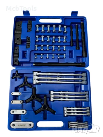 Професионален комплект скоби за лагери HAWEK, снимка 2 - Други инструменти - 47291334