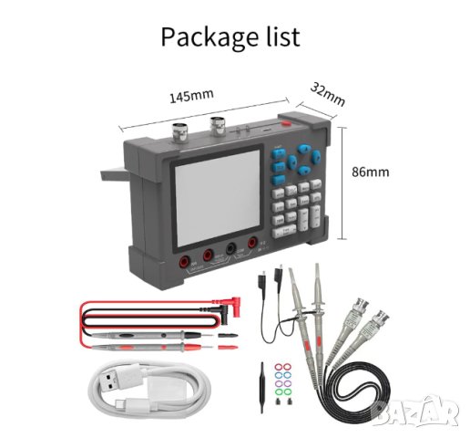 Осцилоскоп DSO3D12, двуканален., снимка 6 - Друга електроника - 42968406