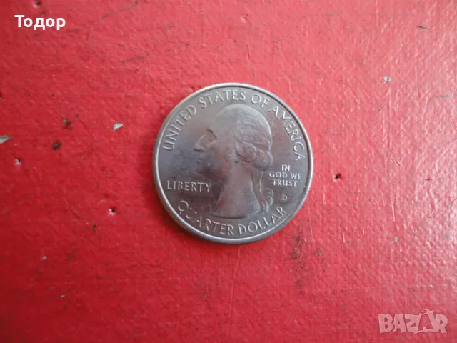 Четвърт долар Quarter Dollar 2013, снимка 2 - Нумизматика и бонистика - 48425593