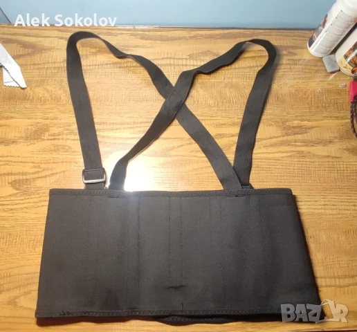 Ортопедичен колан за кръст с презрамки – до 105 см