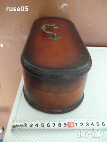 Кутия дървена с метален обков, снимка 2 - Други ценни предмети - 51395414