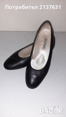 Италиански ДАМСКИ ЧЕРНИ ОБУВКИ - Valleverde N 37