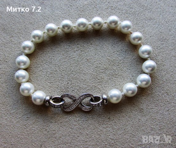 дамска сребърна гривна - 10