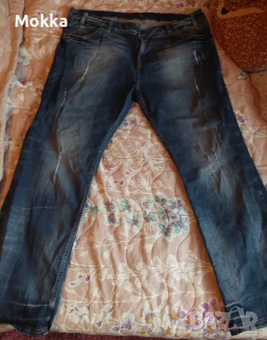 Дамски дънки 54 размер, снимка 2 - Дънки - 49528783