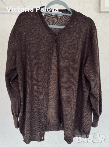 Луксозна мъжка жилетка NUVOLE DI CASHMERE премиум състав, снимка 3 - Блузи - 53345633