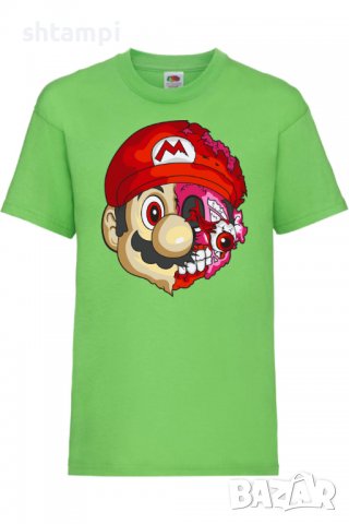 Детска тениска Mario Zombie 5,Игра,Изненада,Подарък,Празник,Повод, снимка 3 - Детски тениски и потници - 37436052