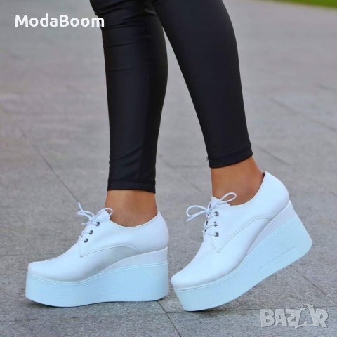 Дамски обувки на платформа, снимка 5 - Дамски елегантни обувки - 36714868