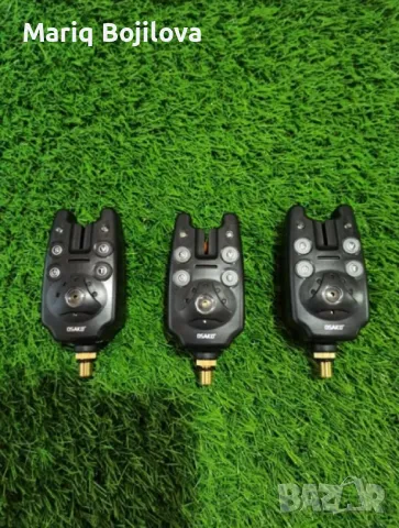 Комплект безжични водоустойчиви сигнализатори 3бр с батерии и куфар Osako, снимка 1