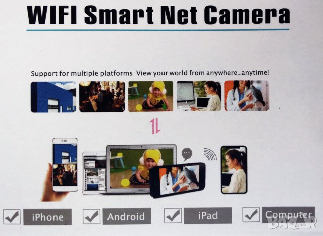 Смарт камера WIFI Smart Net Camera Yosee бебефон, снимка 9 - IP камери - 27240112
