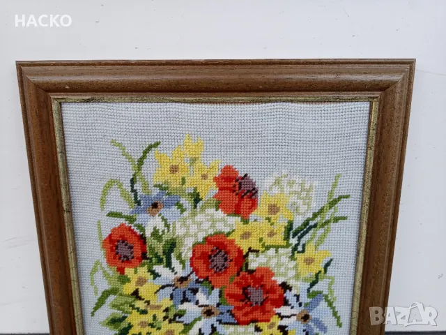 ЛЯТНА ЦЕНА  Гоблен Цветя Внос от Холандия, снимка 3 - Гоблени - 48366807