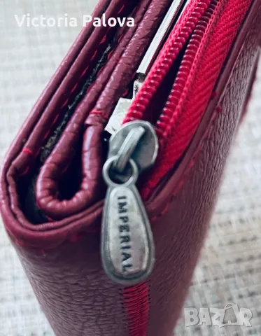 Дамско портмоне IMPERIAL HORSE естествена кожа, снимка 12 - Портфейли, портмонета - 47583234