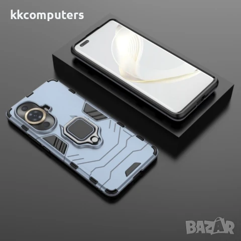 Huawei nova 11 Pro 4G / 11 Ultra 4G Удароустойчив Ring Holder Калъф и Протектор, снимка 4 - Калъфи, кейсове - 50659475