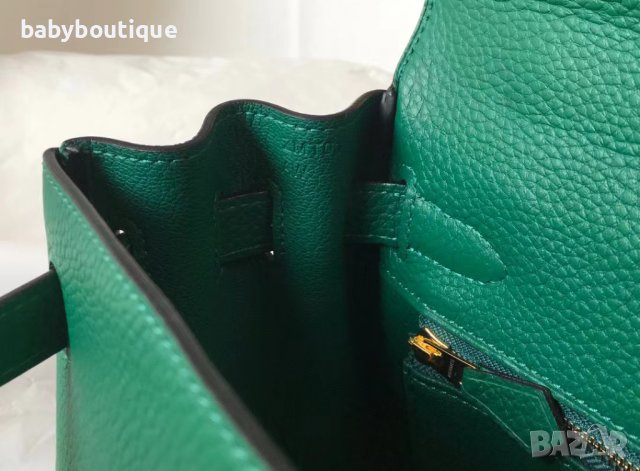Hermes Kelly 32 Malachite , снимка 7 - Чанти - 39892589