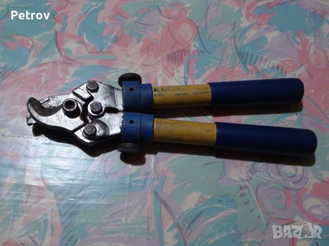 KLAUKE K 105/1 - MADE IN GERMANY - Телескопна Кабелна Ножица / ПРОФЕСИОНАЛНА ВИСОКОКАЧЕСТВЕННА !!!!!, снимка 8 - Клещи - 42964654